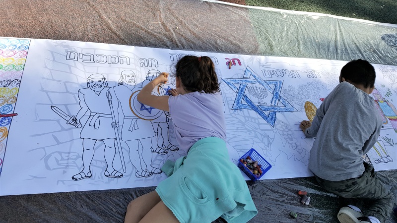פעילות חנוכה הפנינג פעילות הפעלה ילדים בית ספר מרכז קהילתי כיתה בית (4)