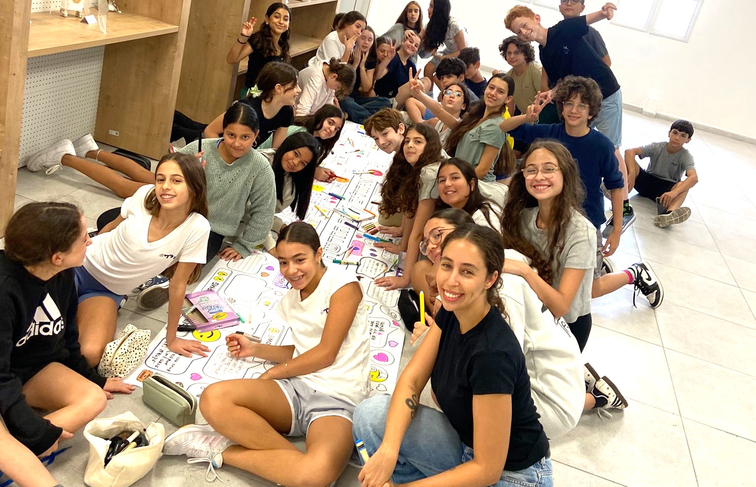 _פעילות היכרות ברוכים הבאים יצירה הפעלה בית ספר כיתה ז __ברוכים הבאים נעים להכיר יצירה בית ספר כיתה ז